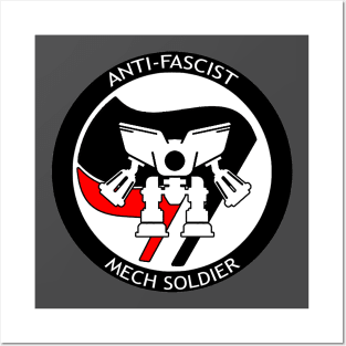 Antifa Mech Soldier Posters and Art